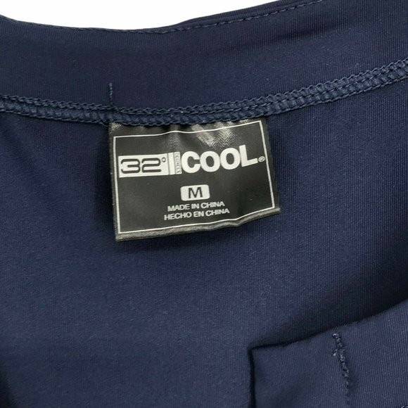 32 Degrees Cool Women's Cool Beach Cover Up Blue - Picture 5 of 8